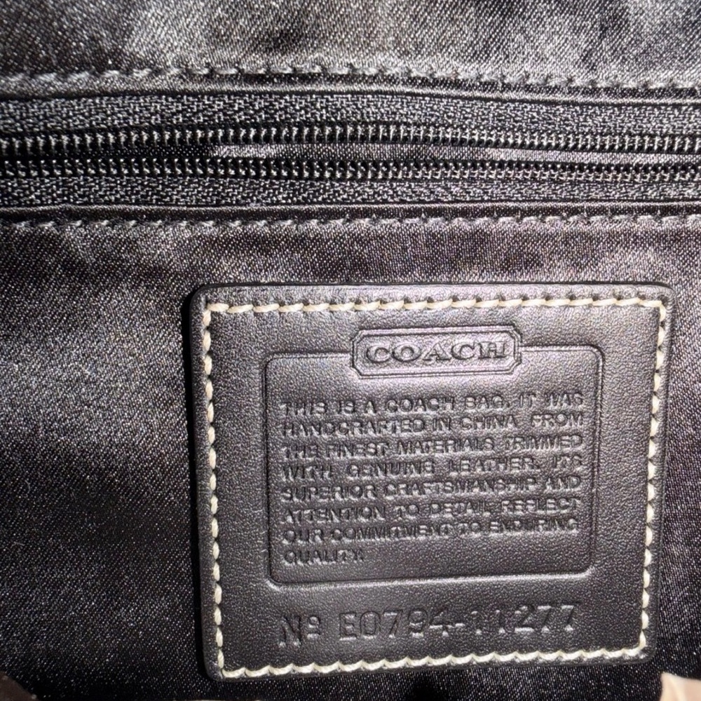 NWT Coach Vintage Ergo Signature Belted Flap Shoulder Bag - Picture 2 of 2